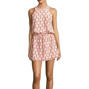 Joie Diega Ikat silk tank dress